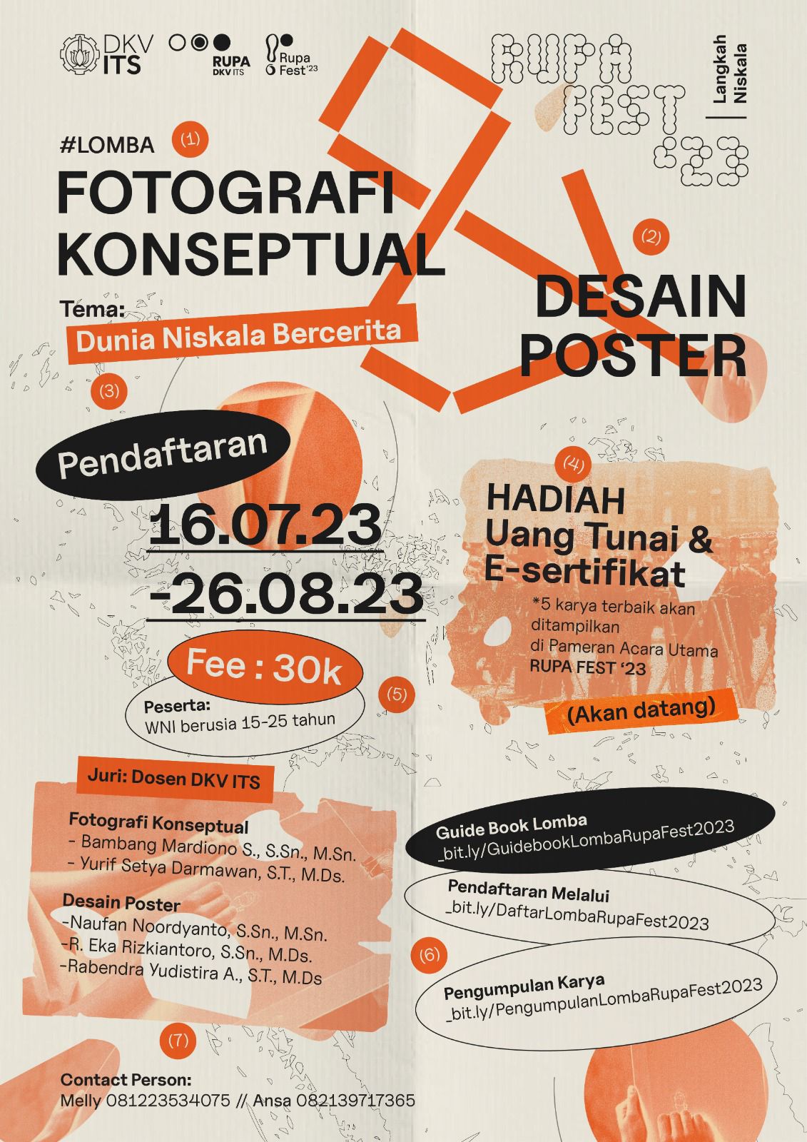 RUPAFEST 2023 LANGKAH NISKALA LOMBA FOTOGRAFI KONSEPTUAL