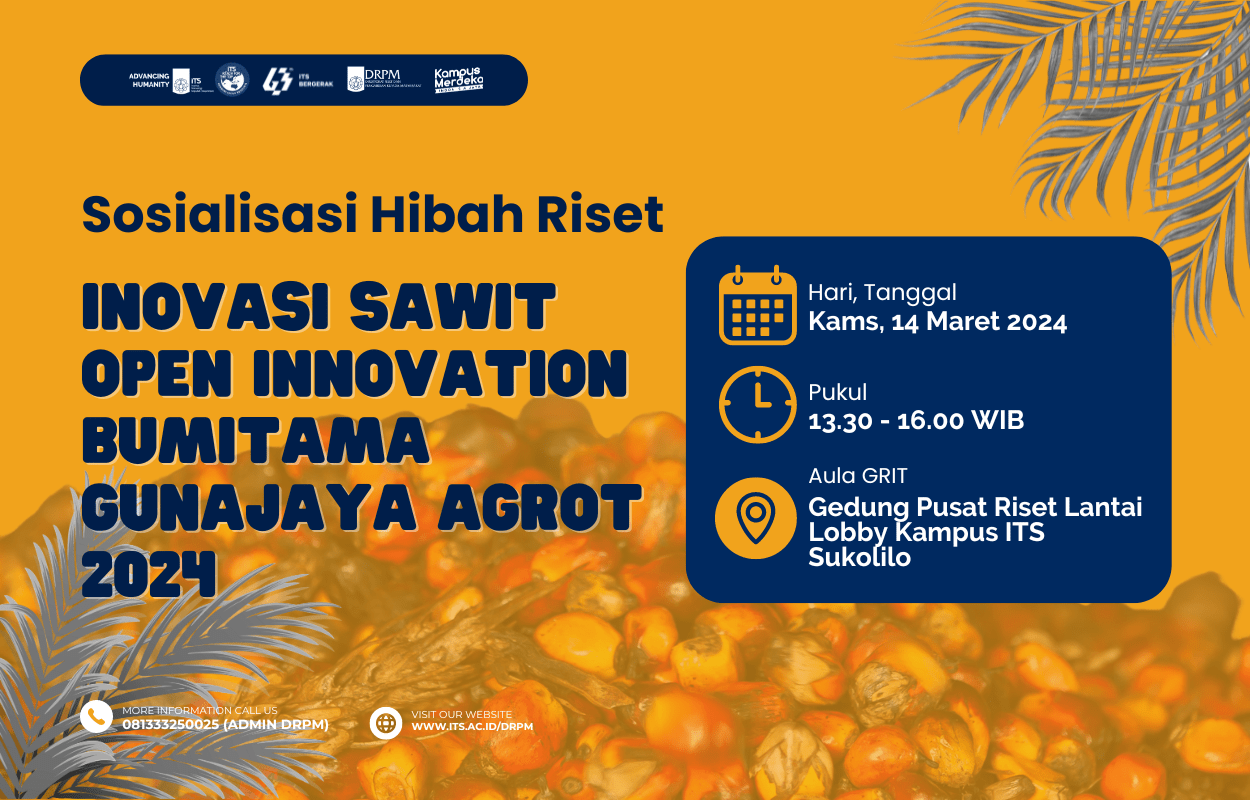 Sosialisasi Hibah Riset Inovasi Sawit Open Innovation Bumitama Gunajaya