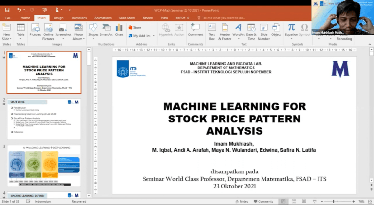 Seminar Series Machine Learning In Partial Differential Equations