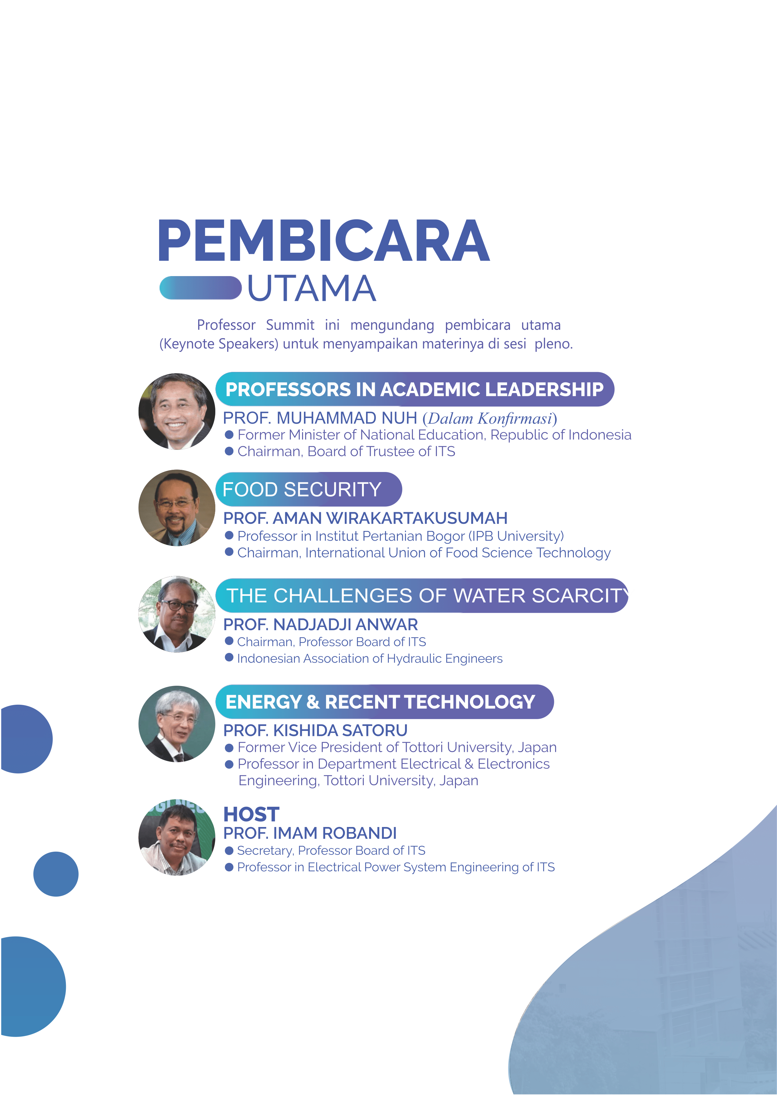 Professor Summit 2019 Inovasi Sistem Dan Teknologi