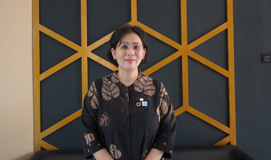 Alumnus Departemen Teknik Sipil ITS Lucia Karina, satu-satunya perwakilan Indonesia yang mendapat penghargaan SDG Pioneers 2024 dari UN Global Compact