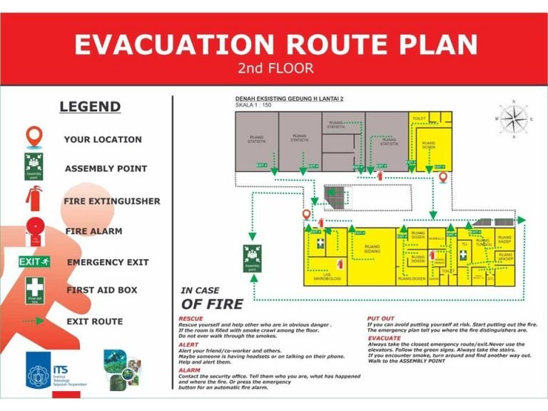 Emergency Evacuation Routes - Departemen Biologi
