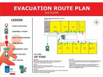 Emergency Evacuation Routes - Departemen Biologi