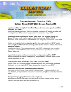 Golden Tiket 2023 - Departemen Desain Produk Industri