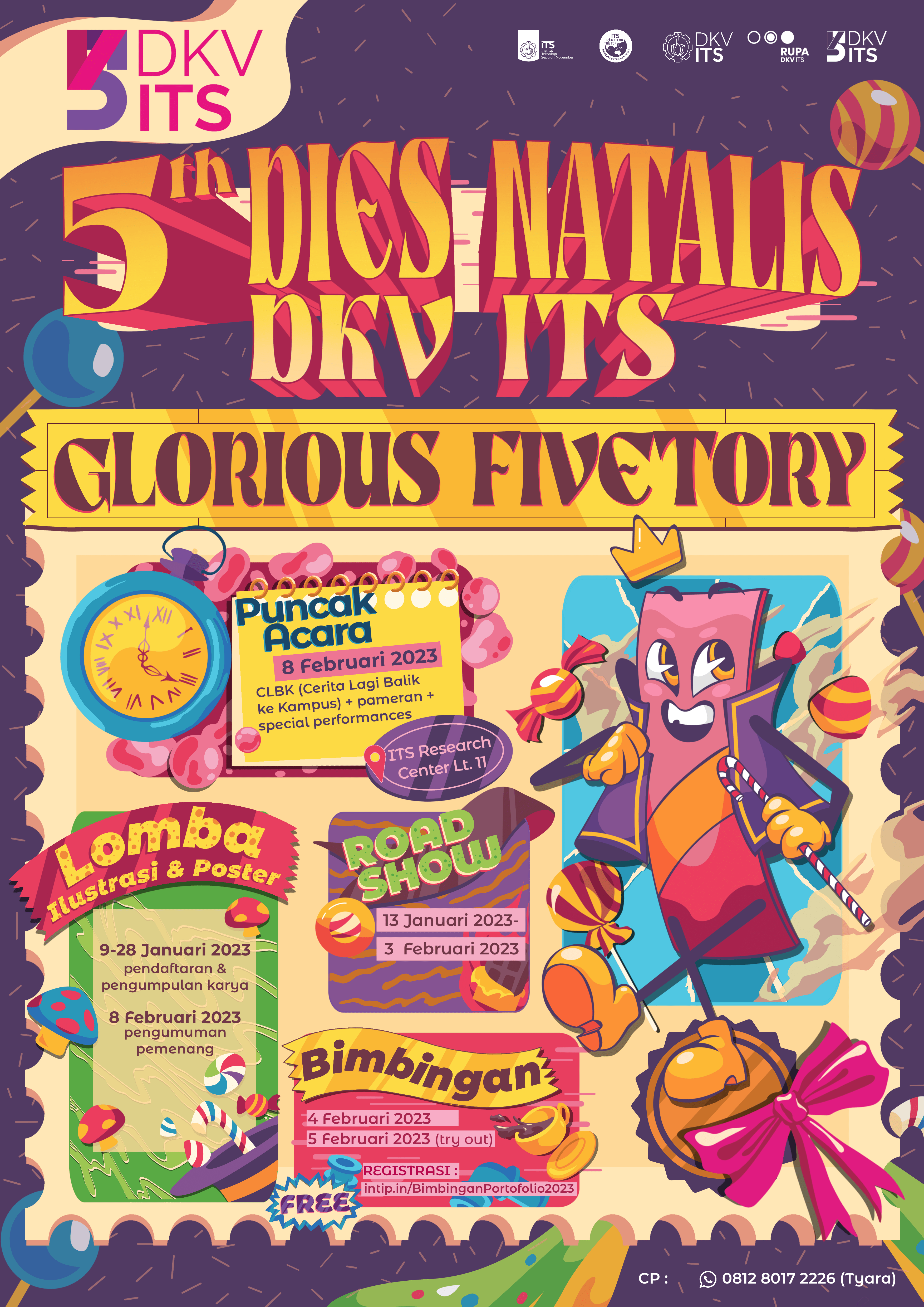 [ Dies Natalis Its Dkv 2023 Glorious Fivetory 🪄] Desain Komunikasi