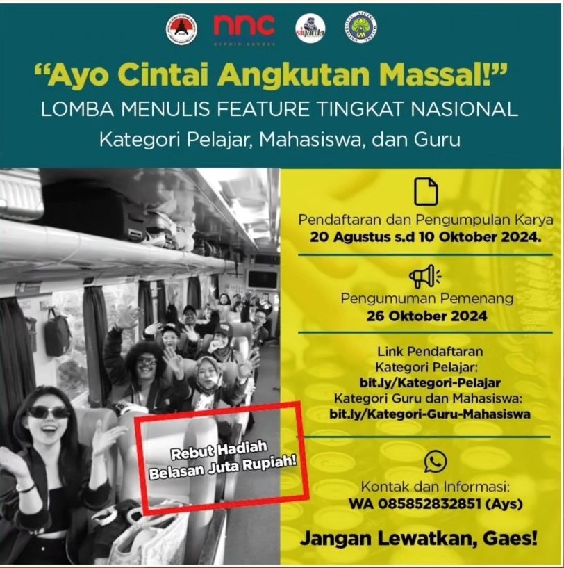 Kategori Lomba: Lomba Menulis Feature Tingkat Nasional  Penyelenggara: Universitas Negeri Malang