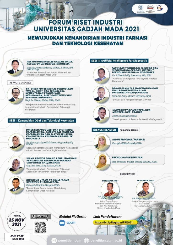 Forum Riset Industri Universitas Gadjah Mada 2021 - Departemen Teknik ...