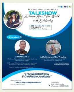 International Scholarship Talkshow - Departemen Matematika