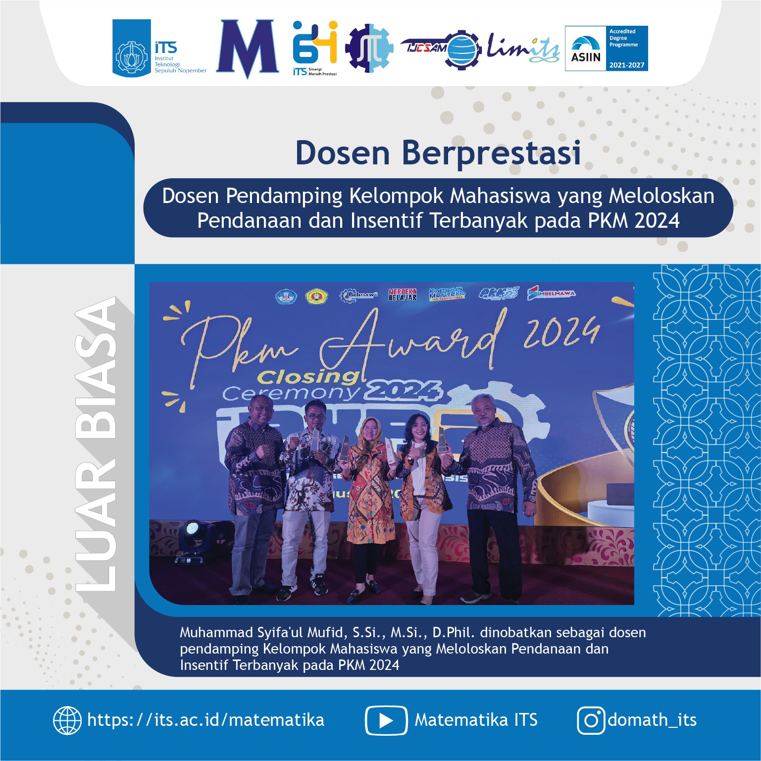 DOSEN BERPRESTASI PKM 2024