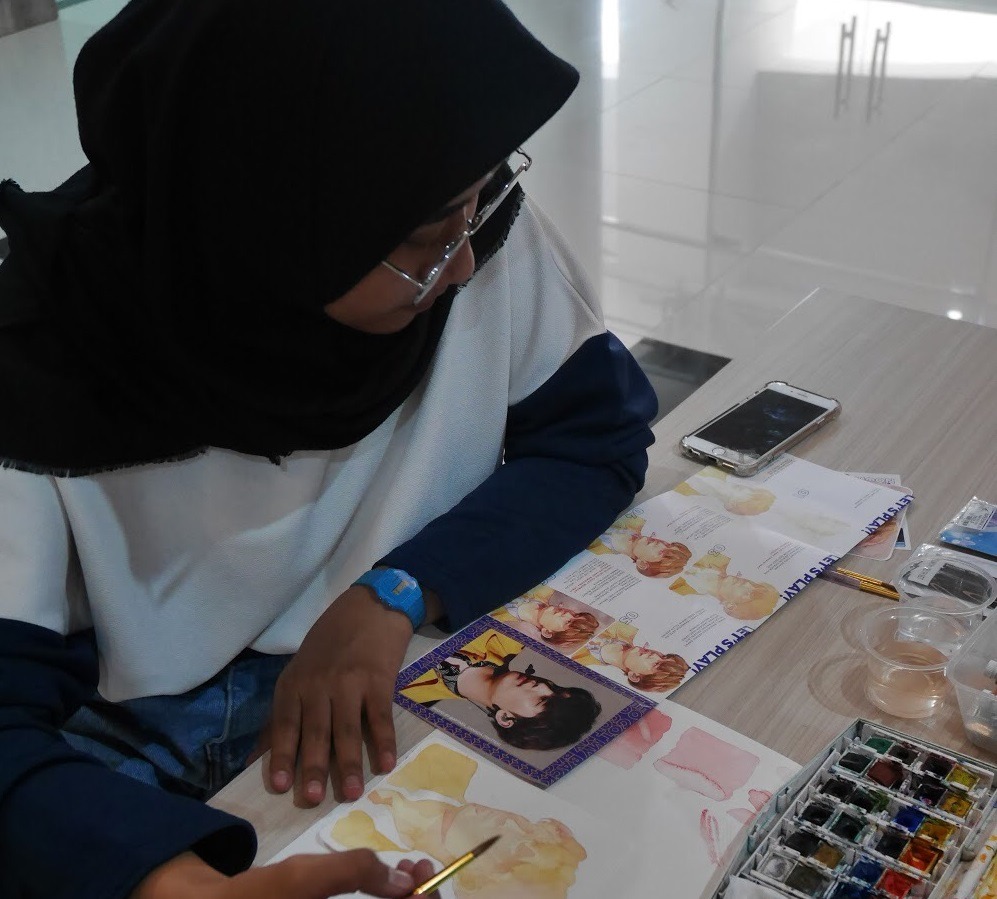 Ilustrasikan Sosok Wanita Hebat, Mahasiswa ITS Sarat Kreativitas