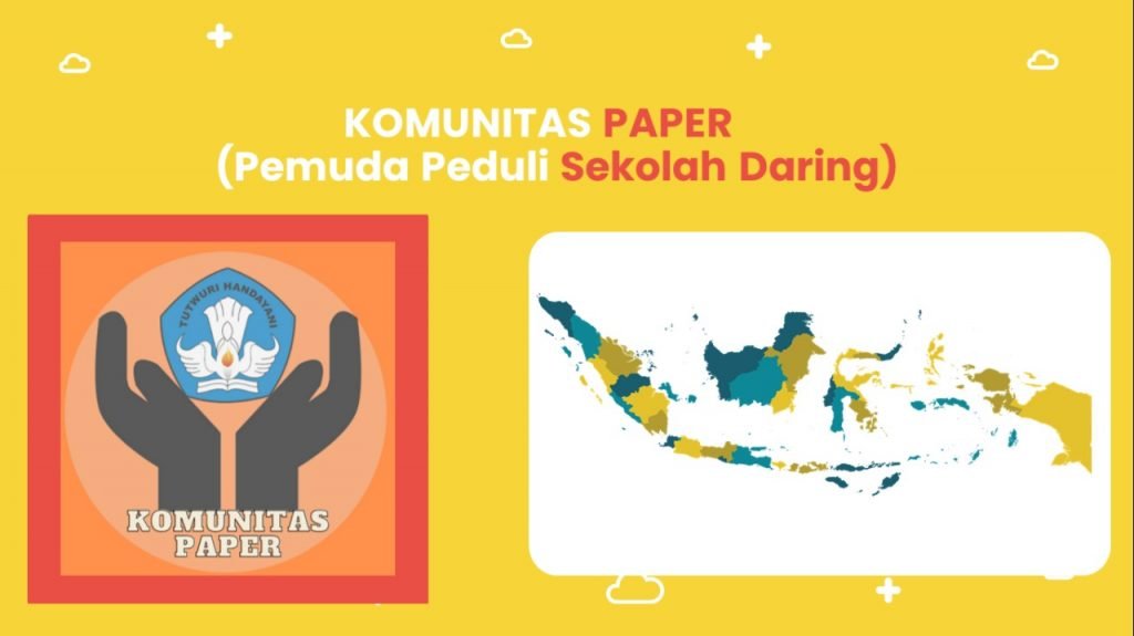 The idea illustration of Pemuda Peduli Sekolah Daring (PAPER) Community