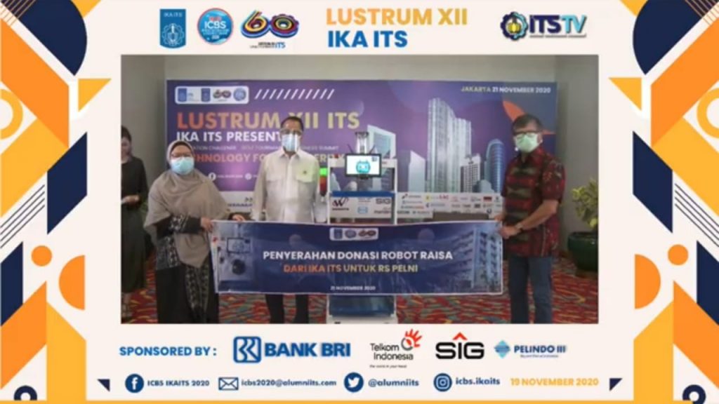 Penyerahan donasi berupa Robot RAISA oleh IKA ITS untuk Rumah Sakit Pelni Jakarta