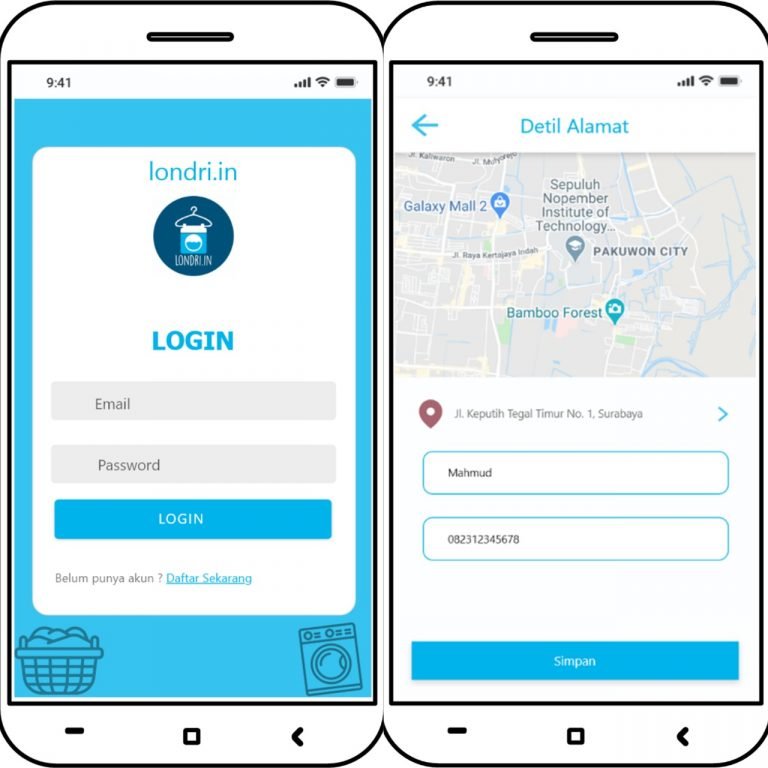 Mahasiswa ITS Tawarkan Kemudahan Laundry dengan Aplikasi londri.in