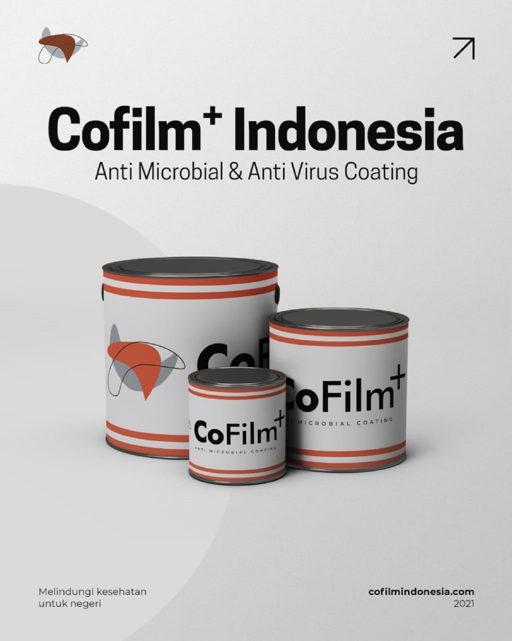 CoFilm, an antivirus permanent disinfectant technology created by ITS which received appreciation from the Provincial Government of East Java