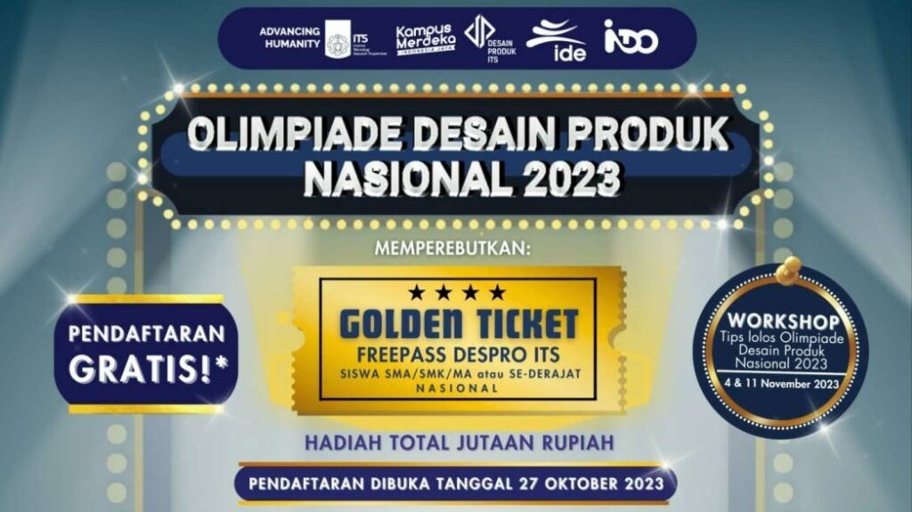 Beri Golden Ticket, Despro ITS Adakan Olimpiade Desain Nasional - ITS News