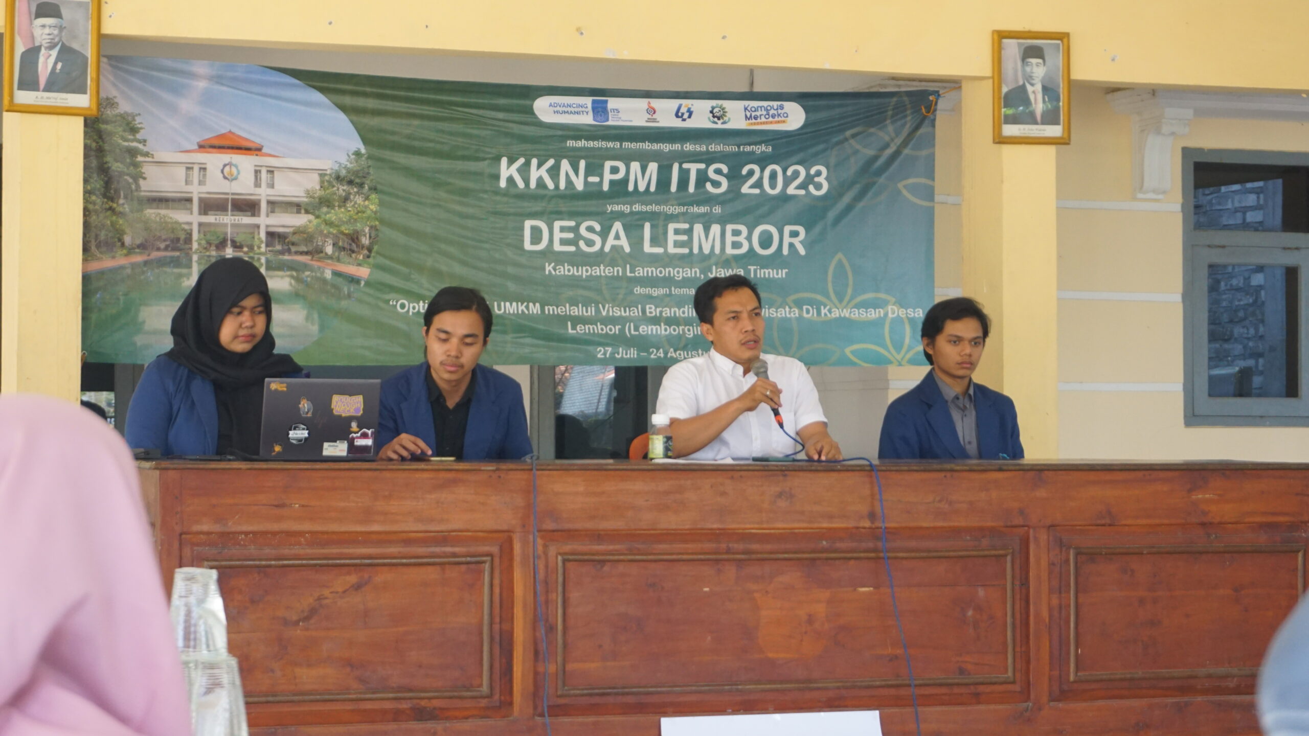 Sosialisasi KKN PM ITS Desa LEmbong