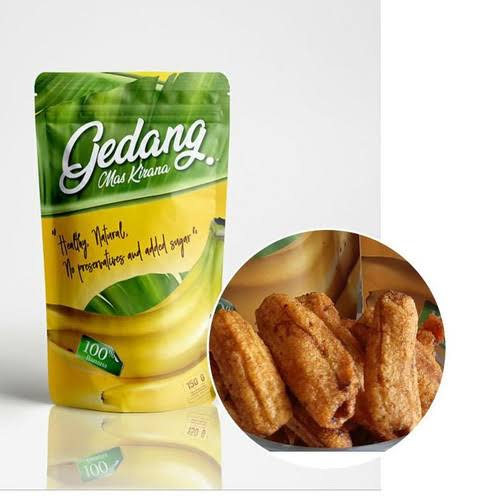 Hasil olahan pisang mas kirana dengan bantuan alat vakum drying dari Departemen Teknik Instrumentasi ITS