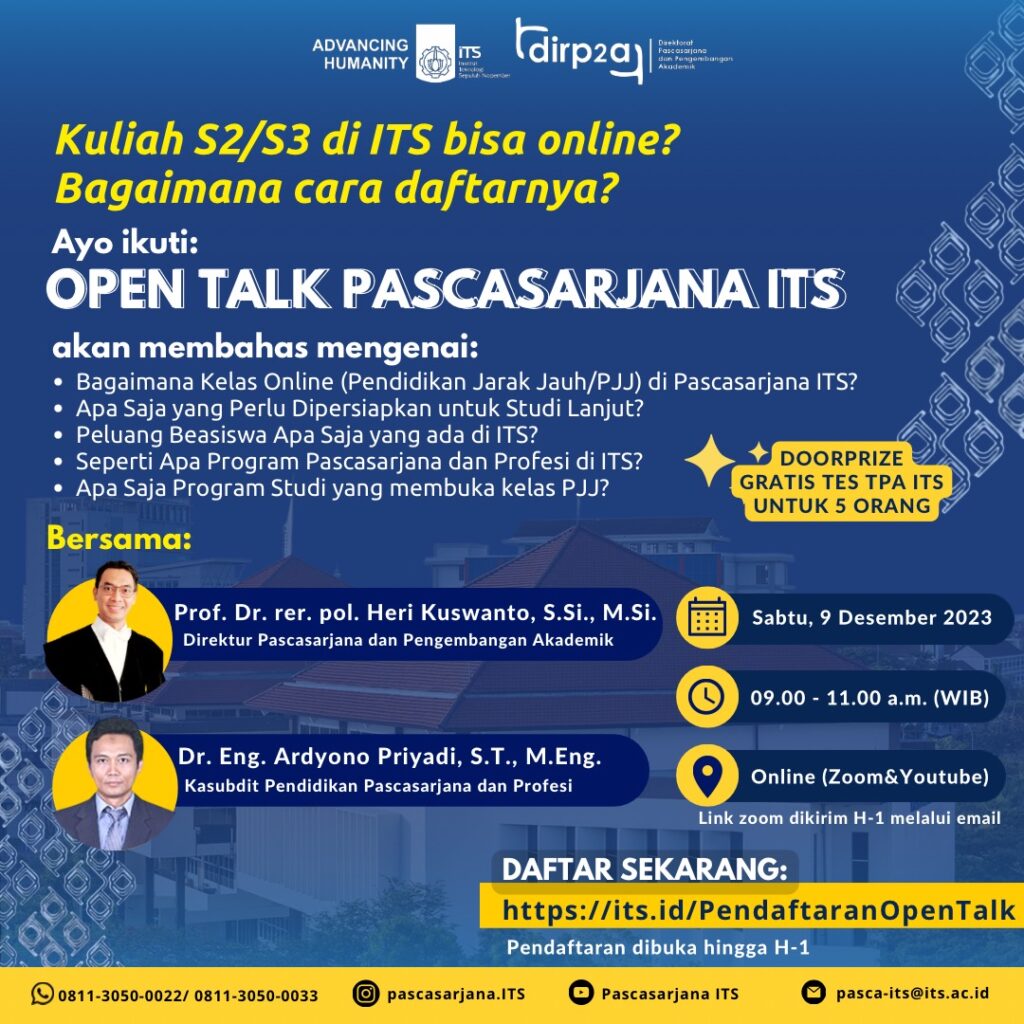 Home - Direktorat Pascasarjana Dan Pengembangan Akademik - ITS