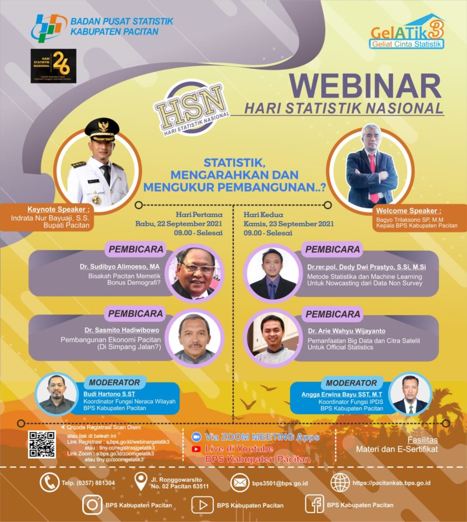 Webinar Haris Statistik Nasional 2021 - Departemen Statistika