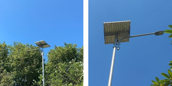 Public Street Lightning with Solar Panel-based. Collaboration Product ITS and Panasonic