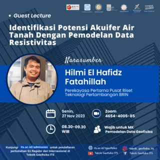 Guest Lecture "Identifikasi Potensi Akuifer Air Tanah Dengan Pemodelan ...