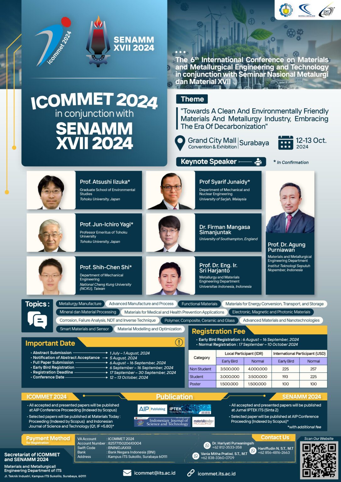 ICOMMET 2024 - Departemen Teknik Material