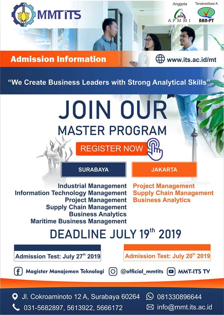 MMT New Student Admission of Odd Semester 2019-2020 - Institut ...