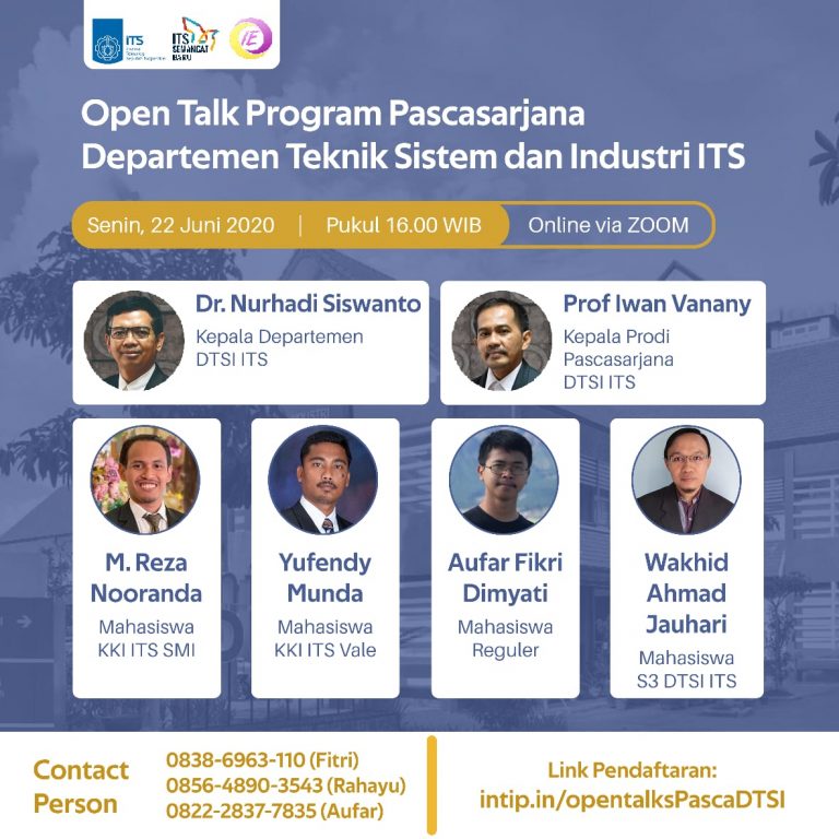 Open Talk DTSI ITS : Master Program - Institut Teknologi Sepuluh Nopember