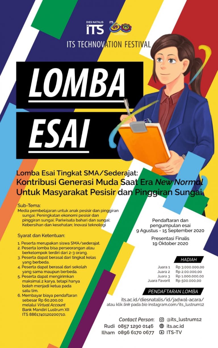 Lustrum ITS : Lomba Esai Tingkat SMA / Sederajat - Institut Teknologi ...