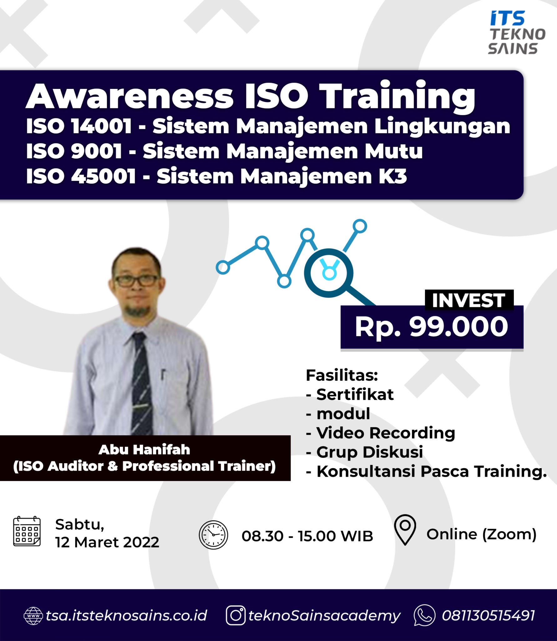 ITS TEKNO SAINS : Awareness ISO Training - Institut Teknologi Sepuluh ...