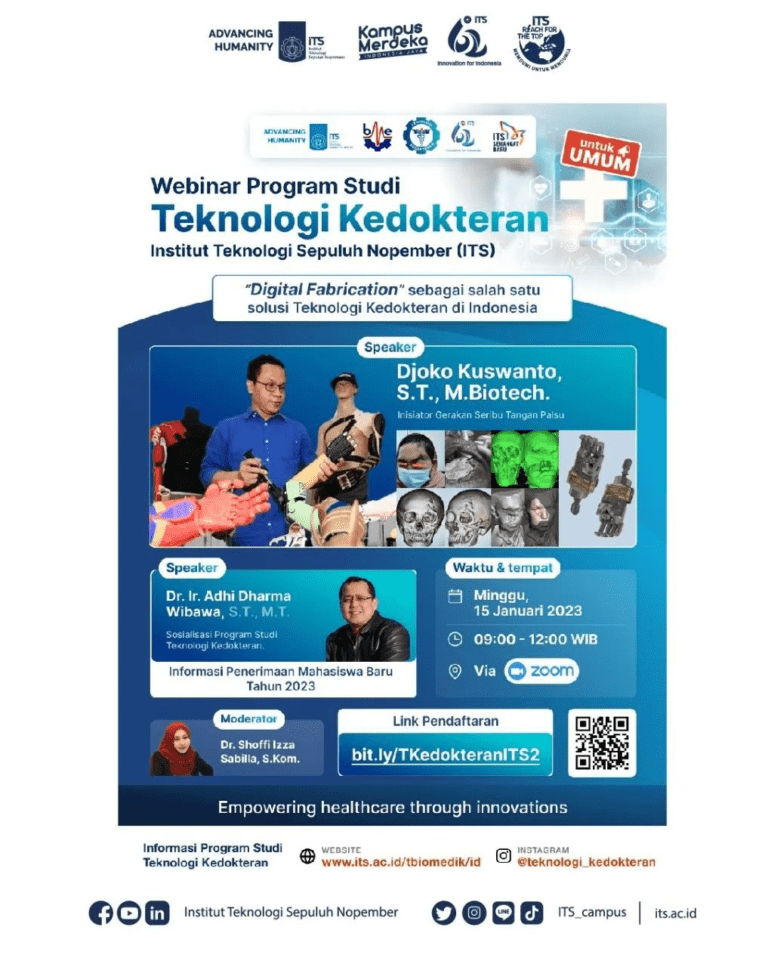 Webinar Program Studi Teknologi Kedokteran Seri Institut Teknologi Sepuluh Nopember